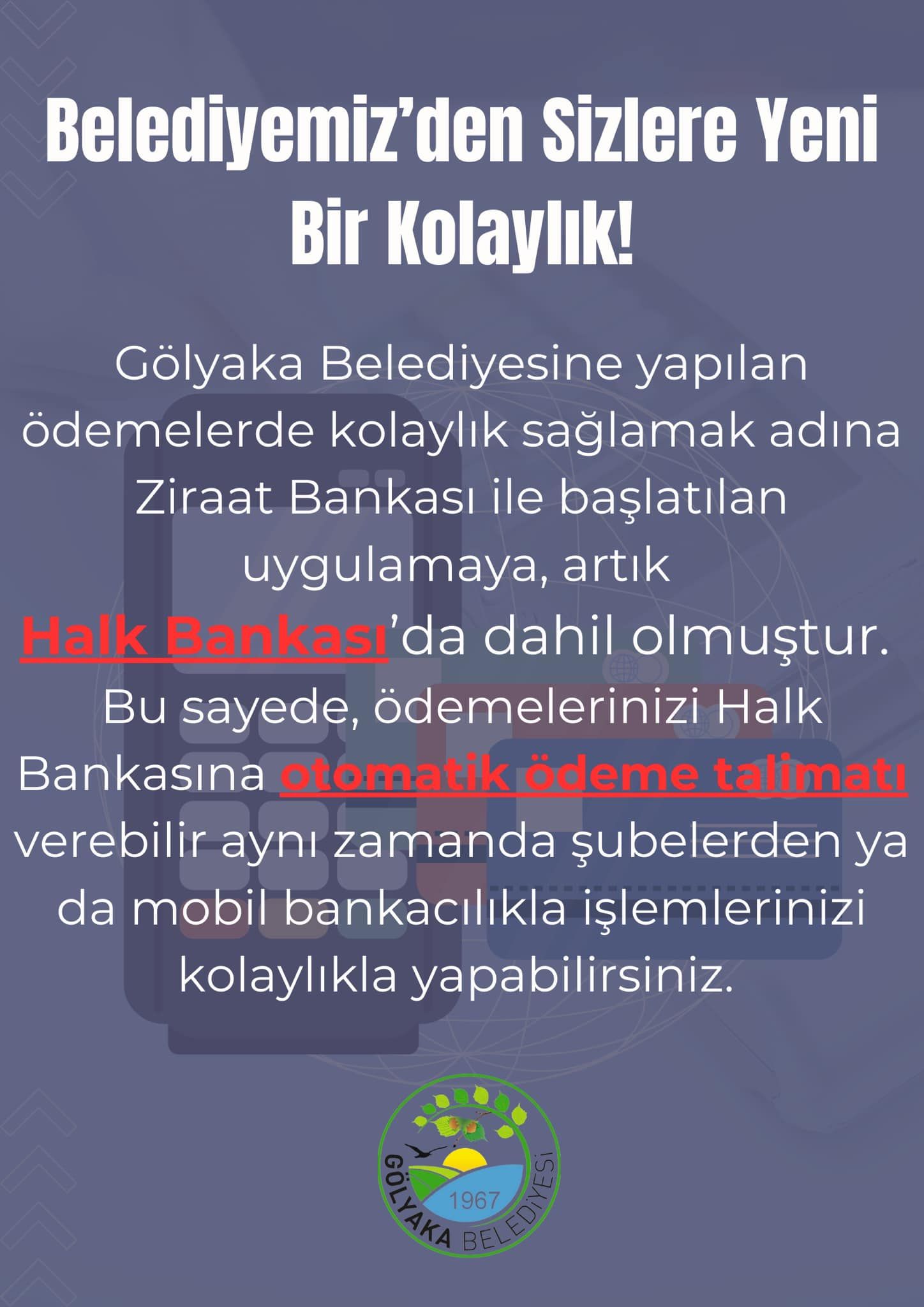 Gölyaka Belediyesine Yapılan Ödemelerde Halk Bankasıyla Anlaşma Yapıldı