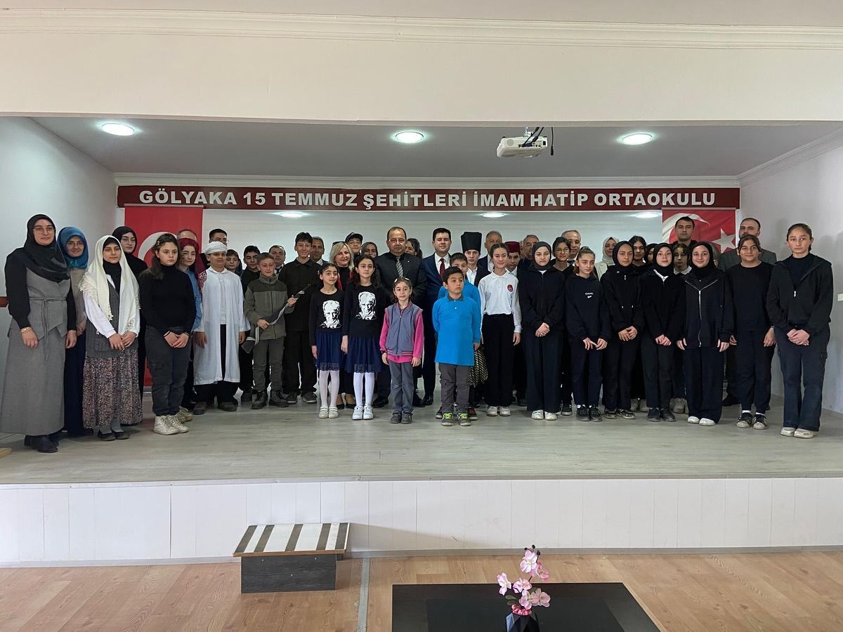 Gölyaka’da İstiklal Marşı’nın Kabulü Anıldı
