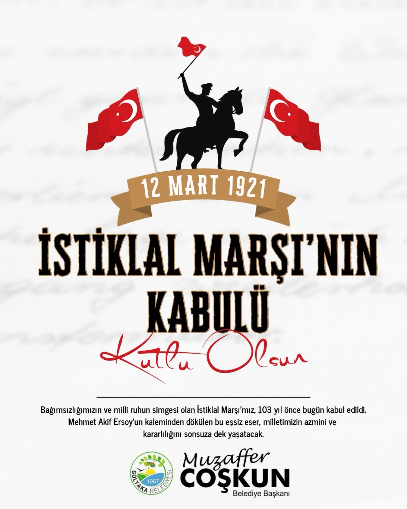 Allah bu millete bir daha İstiklal Marşı yazdırmasın